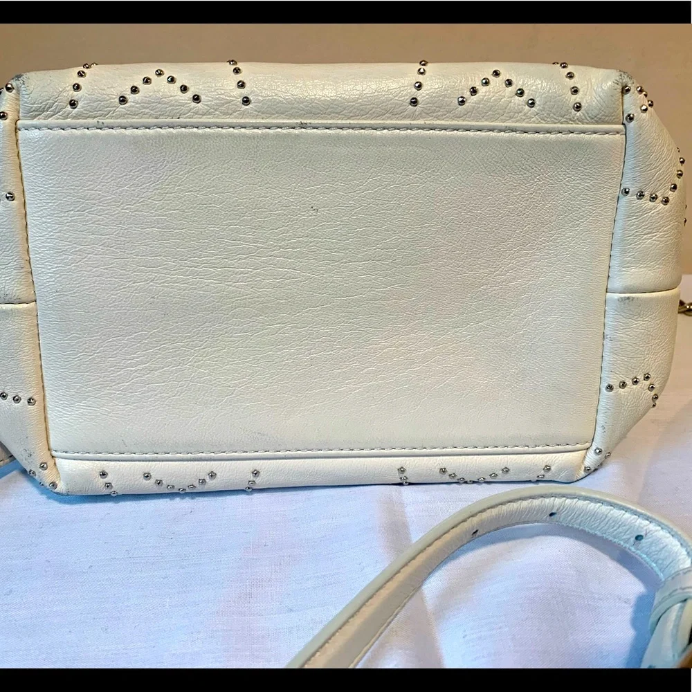 Jimmy Choo * CLOSET CLEANOUT* JC Sofia Studded Leather Tote with drawstring - Picture 6 of 8